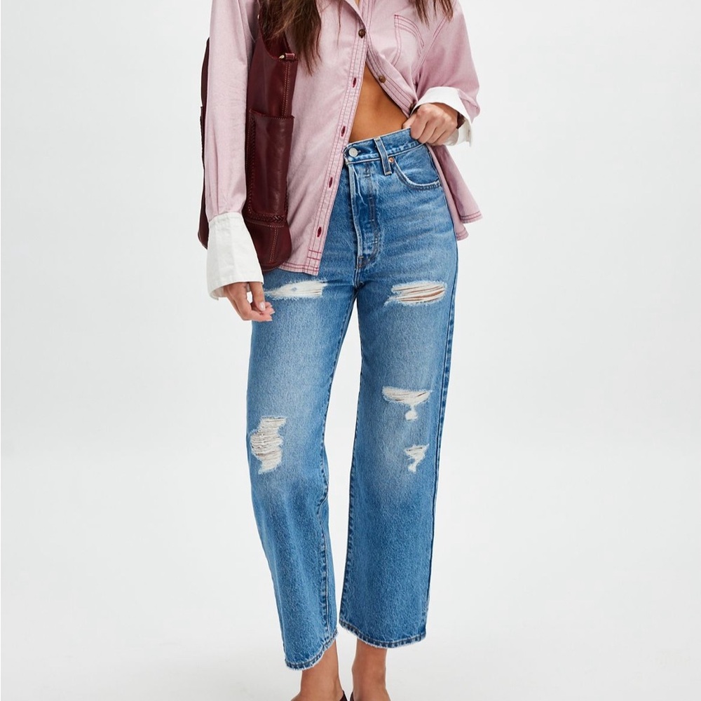 Levi’s | Ribcage Straight Ankle Jean in Noa Wash